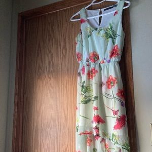 High Low Floral Dress